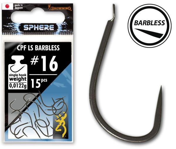 Sphere CPF LS Barbless Hook with spade