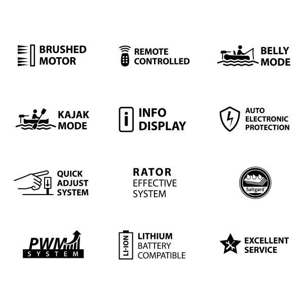 CR30VF Elektromos csónakmotor