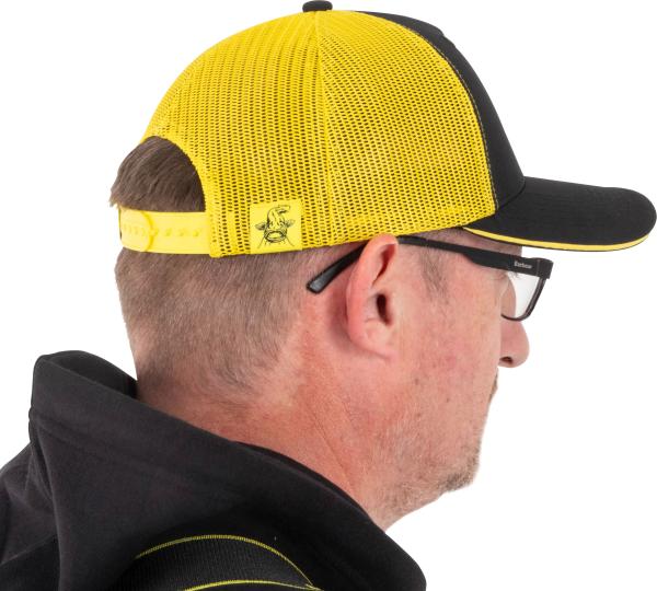 Casquette Trucker Cap Noire et Jaune